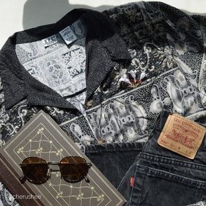VTG - D.P.S. PETITE | Patterned Button Down